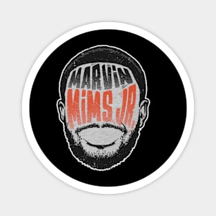 Marvin Mims Denver Player Silhouette Magnet